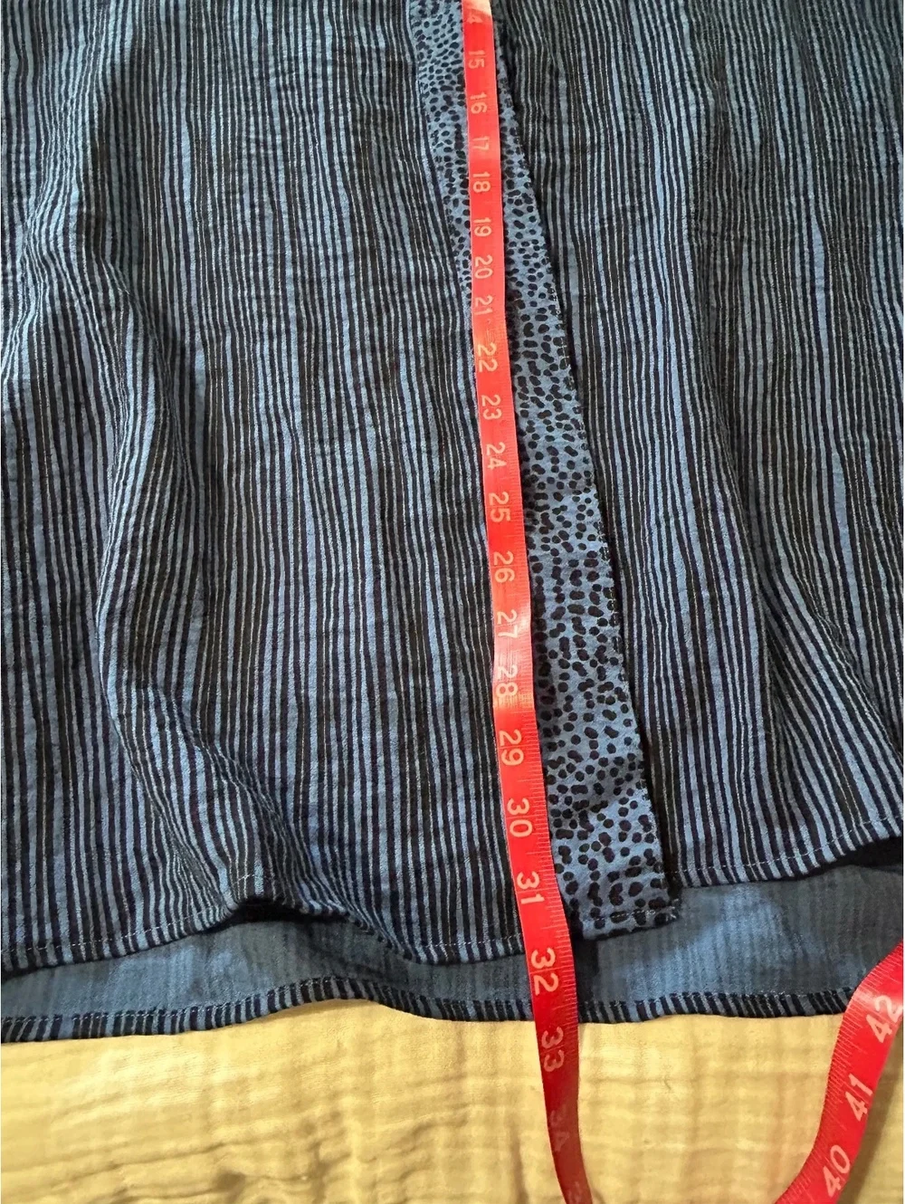 Habitat striped button down oversized shirt NWT